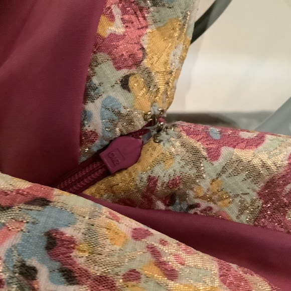 Floral Metallic Zac Posen for Target Sleeveless mini-dress - Picture 4 of 8